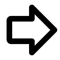 arrow fat right bold icon