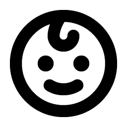 baby bold icon