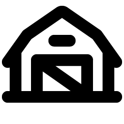barn bold icon