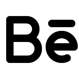 behance logo bold icon