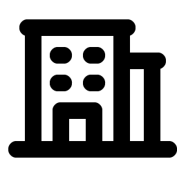 building office bold icon