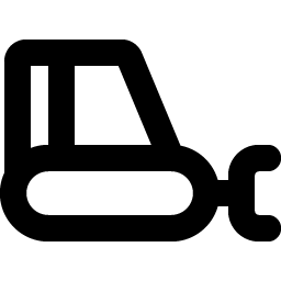bulldozer bold icon
