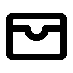 cardholder bold icon