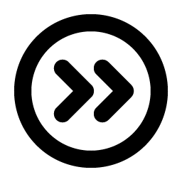 caret circle double right bold icon