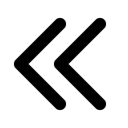 caret double left bold icon