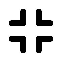 corners in bold icon