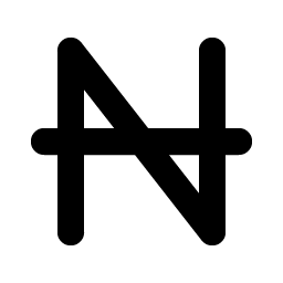 currency ngn bold icon