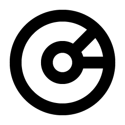 disc bold icon