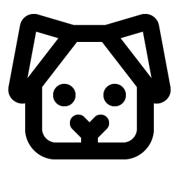 dog bold icon