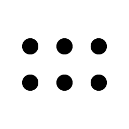 dots six bold icon