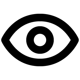 eye bold icon