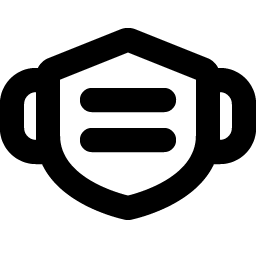 face mask bold icon