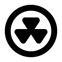 fallout shelter bold icon