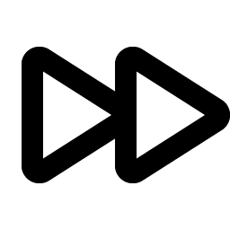 fast forward bold icon