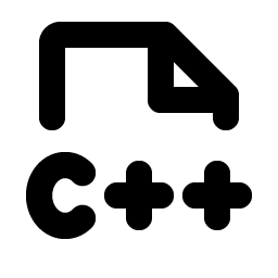 file cpp bold icon
