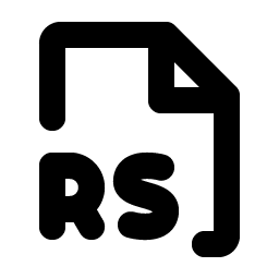 file rs bold icon