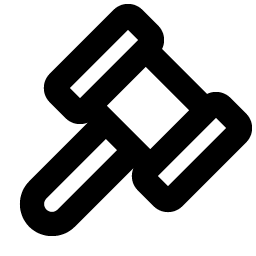 gavel bold icon