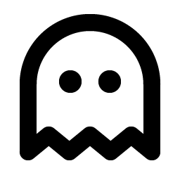 ghost bold icon
