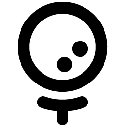 golf bold icon