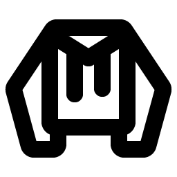 hoodie bold icon