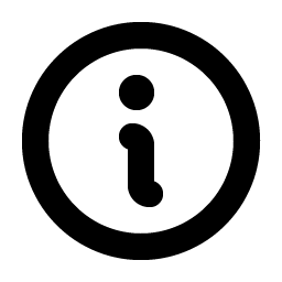 info bold icon