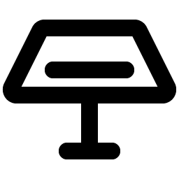 lectern bold icon