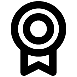 medal bold icon