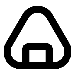 onigiri bold icon