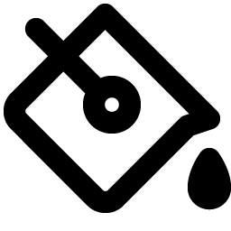paint bucket bold icon