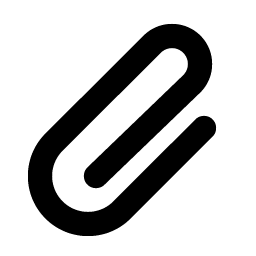 paperclip bold icon
