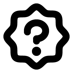 seal question bold icon