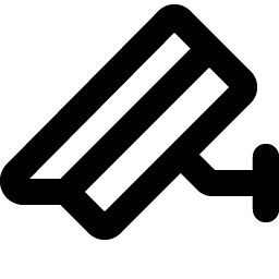 security camera bold icon