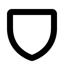 shield bold icon
