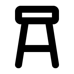 stool bold icon