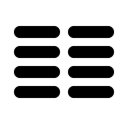 text columns bold icon