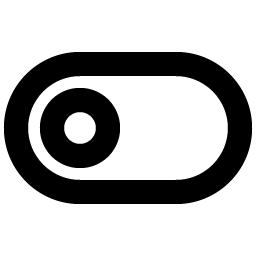 toggle left bold icon