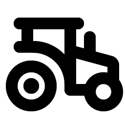 tractor bold icon