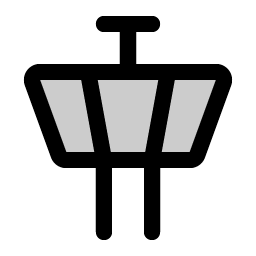 air traffic control duotone icon