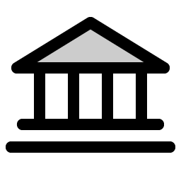 bank duotone icon