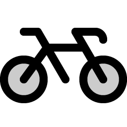 bicycle duotone icon