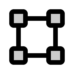 bounding box duotone icon