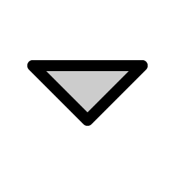 caret down duotone icon