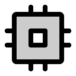 cpu duotone icon
