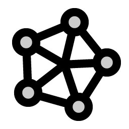 fediverse logo duotone icon