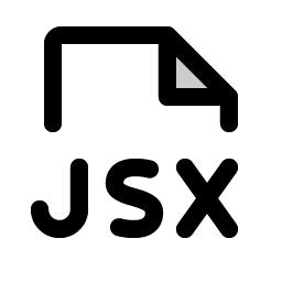 file jsx duotone icon