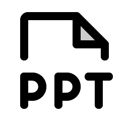 file ppt duotone icon