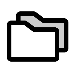 folders duotone icon
