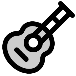 guitar duotone icon