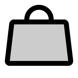 handbag simple duotone icon