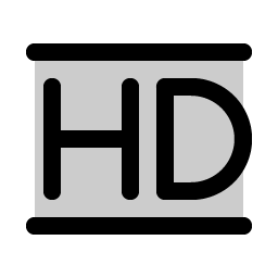 high definition duotone icon